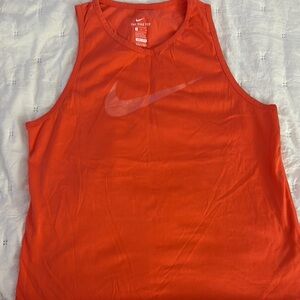 Nike orange Tank Top